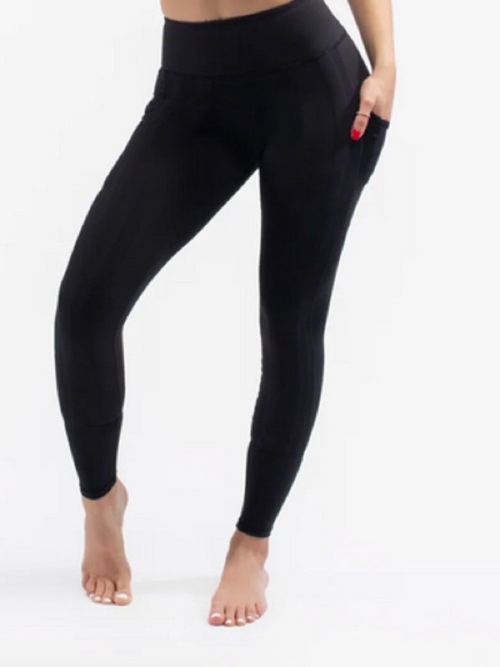 Full Flexx | Hi-Rise | Front + Booty Resistance Leggings I Pockets - Picture 8 of 12
